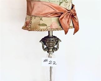 Lamp 22 inches tall $55