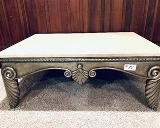 Wood coffee table
 see photo for damage 52 inches wide by 38 inches deep by 20.5 inches tall $99