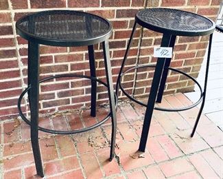 Aluminum/metal barstools 
30 inches tall
 95$for the pair