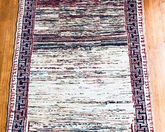 Greek key rug 
29  wide by 60 inches long $200