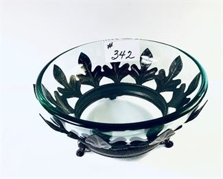 Decorative bowl 12 inches wide $15