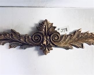 Fiberglass wall decor 35 inches wide by 10 inches tall $18