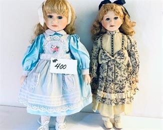 Two vintage dolls $25 each buyers choice
18 1/2 and 18 inches tall