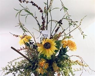 Send flower arrangement 36 inches tall $25