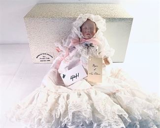Infant doll Regina of New Orleans “dream baby” and box. 22”Long
$32