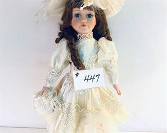 Vintage doll 19”t 
Stain on dress. See next photo 
$25