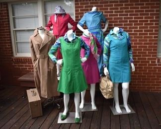 Vintage Braniff International Hostess Uniforms (Designers - Emilio Pucci and Halston)
