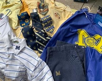 University of Michigan Clothing and Ties