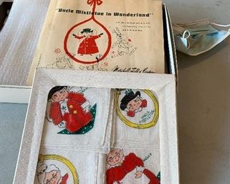 Marshall  field Aunt Holly uncle mistletoe Handkerchiefs space and record