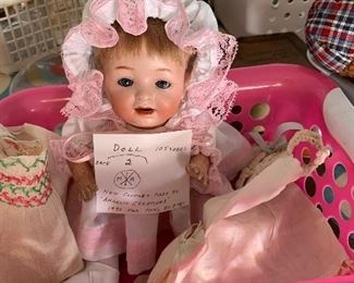 105 year old porcelain doll