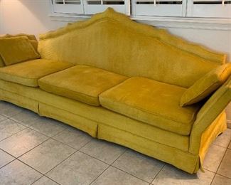 Vintage 1960s MCMYellow Sofa/Couch	41x110x31	HxWxD