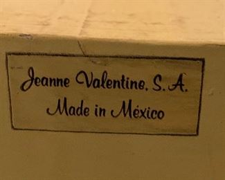 2pc 1960s Jeanne Valentine Mexican MCM Nightstands PAIR	25x20x19in	HxWxD
