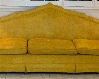 Vintage 1960s MCMYellow Sofa/Couch 41x110x31 HxWxD