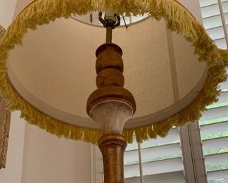 #4 1960s Jeanne Valentine Mexican MCM Hand Ornate Carved Floor Lamp 60in H x 20in Diameter