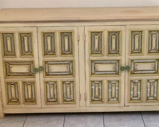 1960s Mexican MCM Jeanne Valentine Sideboard/Buffett 35x60x20.5in HxWxD