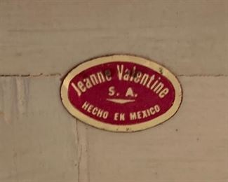 1960s Mexican MCM Jeanne Valentine Sideboard/Buffett 35x60x20.5in HxWxD