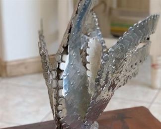 Mexico Punched Tin Rooster 16x7x14in HxWxD