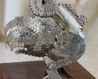 Mexico Punched Tin Rooster 16x7x14in HxWxD