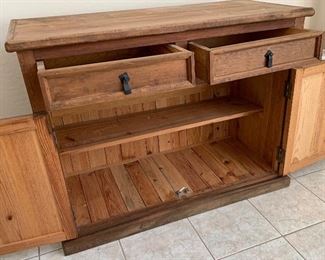 Rustic Mexico Cabinet 35.5x46.5x21 HxWxD