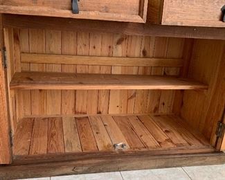 Rustic Mexico Cabinet 35.5x46.5x21 HxWxD