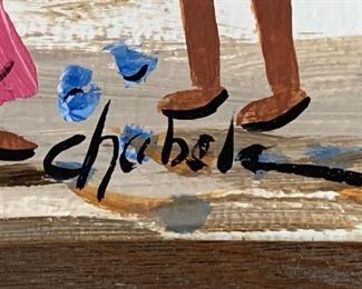 *Original* Art Chabela Elizabeth C. Haas Bunuelos Painting 21.5x25.2 HxWxD