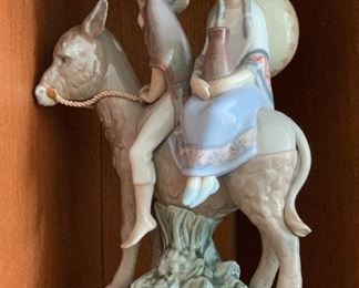 Lladro Porcelain Figurine Ride in the Country 5354 8x6x2in HxWxD