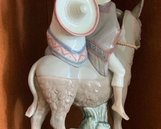 Lladro Porcelain Figurine Ride in the Country 5354 8x6x2in HxWxD