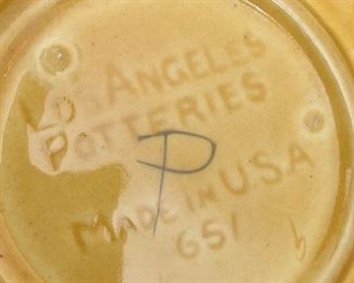 Los Angeles Potteries 651 Mixing Bowl 4x9x8in HxWxD