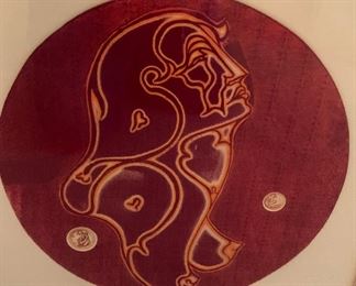*Signed* Martin Barooshian Intaglio Etching Ceres II/XV 27x21x.5in HxWxD