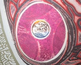 *Signed* Martin Barooshian Etching Uranus II/XV 24x25in