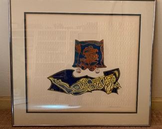 *Signed* Martin Barooshian Etching Intaglio Venus II/XV 23.5x26x.5in HxWxD