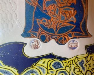 *Signed* Martin Barooshian Etching Intaglio Venus II/XV 23.5x26x.5in HxWxD