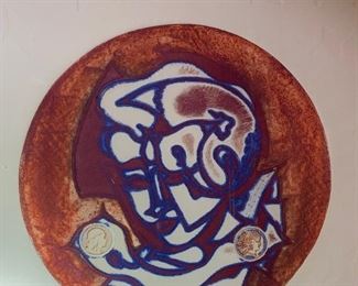 *Signed* Martin Barooshian Etching Intaglio Vesta II/XV 28.5x24x.5in HxWxD