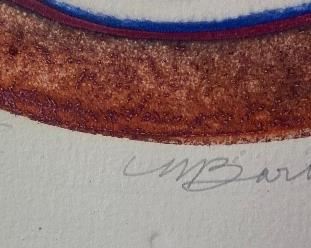 *Signed* Martin Barooshian Etching Intaglio Vesta II/XV	28.5x24x.5in	HxWxD
