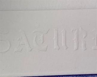 *Signed* Martin Barooshian Etching Intaglio Saturn II/XV 22.5x19x.5in HxWxD