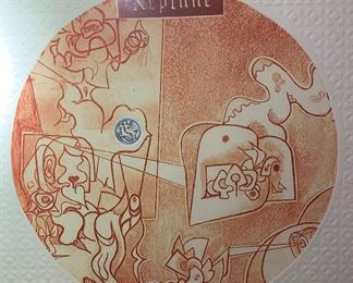 *Signed* Martin Barooshian Etching Intaglio Neptune II/XV 22.25x22.25x.5in HxWxD