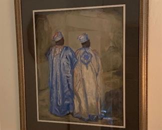 *Original* Mary Meese Pastel 31x26.5x.5in HxWxD