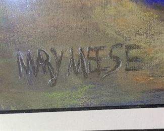 *Original* Mary Meese Pastel 31x26.5x.5in HxWxD