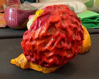 Vintage Alvarez Mexico Paper Mache Lion 5x9x6in HxWxD