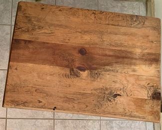 Carved Mexican Rustic Nightstand Single 21x25x17.5in HxWxD