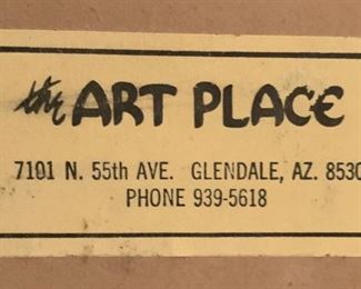 *Original* Vintage Art Girl w/ Balloon 21x11x2in HxWxD