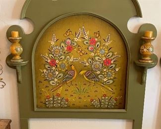 #1 Ser Mel Tonala Mexico Twin Headboard 68x44x6.5in HxWxD