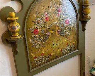 #2 Ser Mel Tonala Mexico Twin Headboard 68x44x6.5in HxWxD