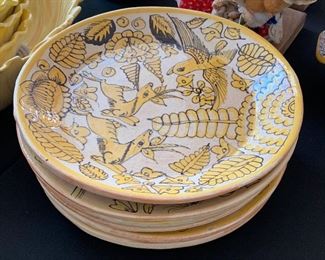 Mexican Folk Art Dishes