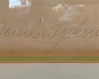 *Signed* Ronald Riddick Daisies N’ Yellow Collagraph 33x36x2in HxWxD