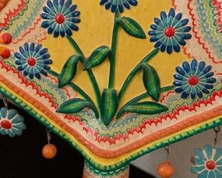 #4 Tree of Life Mexican Folk Art Candelabra FLORES FAMILY 19x16x5in HxWxD