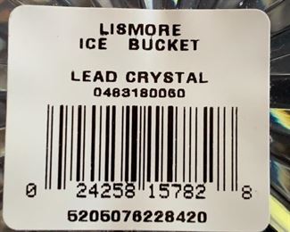 Waterford Crystal Lismore Ice Bucket	7.5in H x 7in Diameter	