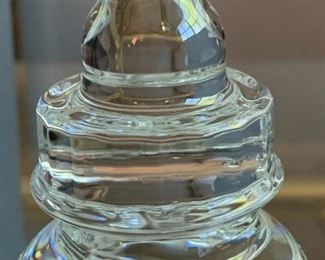 #2 Waterford Crystal Baby Bottle NIB	6.25in H	