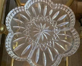 Waterford Crystal Lismore 3 Part Clover Dish in Box	1.5x9.5x9.5in	HxWxD