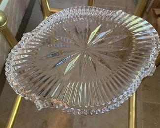 Waterford Crystal 8in Accent Dish Plate in Box	1x8x6in	